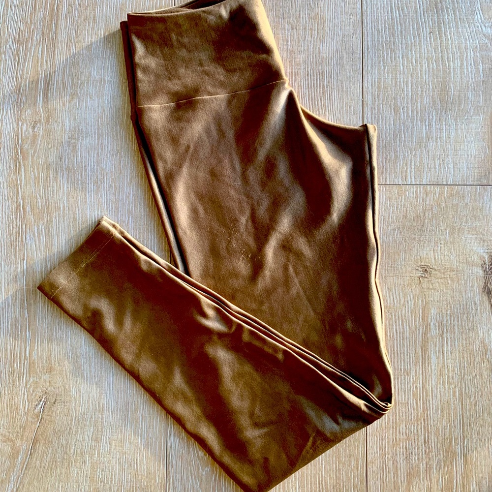 Gold Metallic Leggings